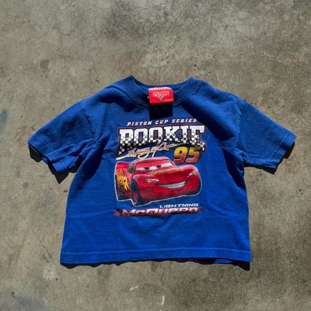 Disney Cars Blue Short Sleeve Tee